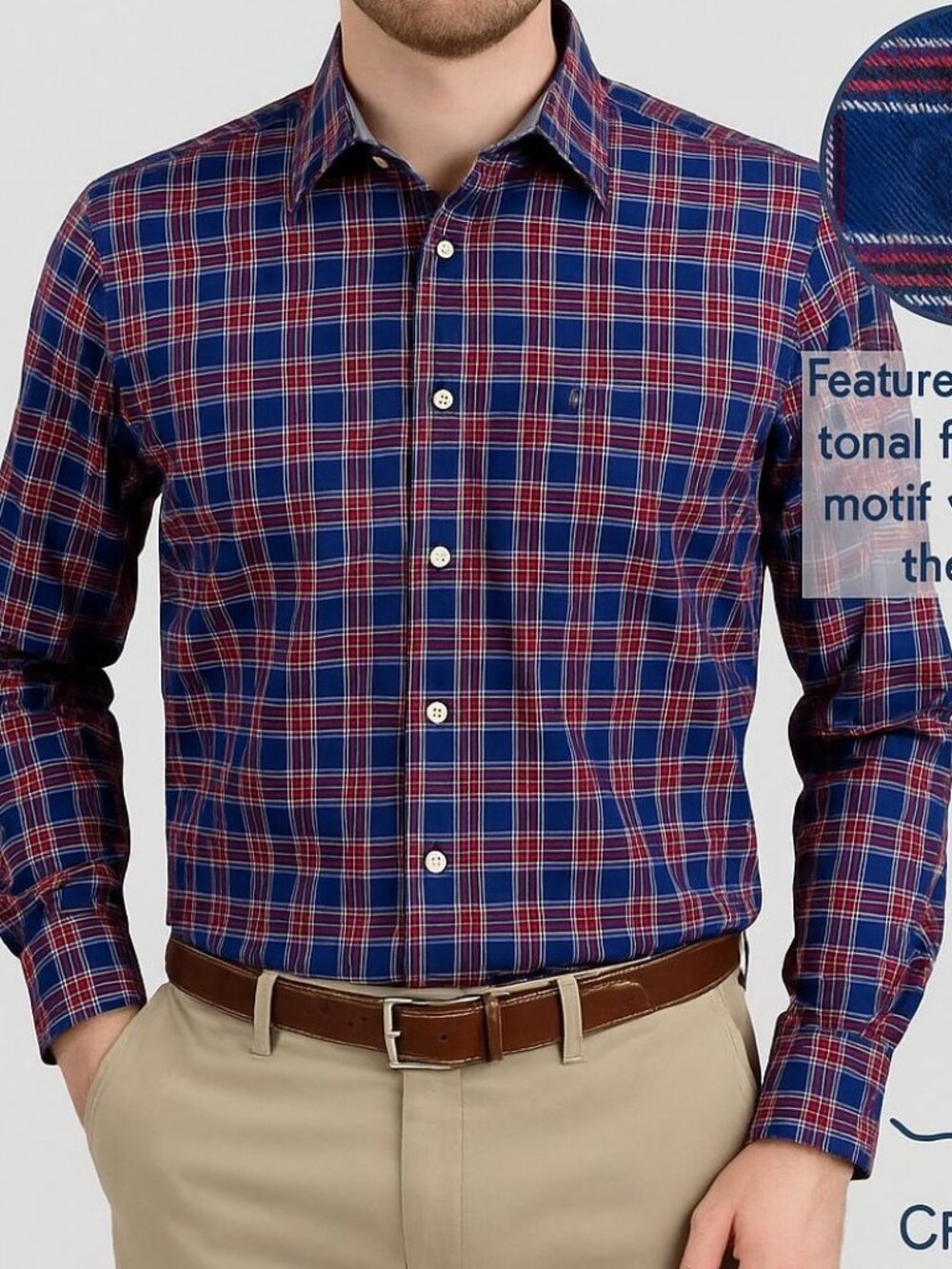 NEW Cremieux Classics Mens Shirt Button Front Long Sleeve Multicolor Plaid XL